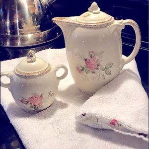 Vintage/antique Taylor Smith Teapot and Sugar Bowl